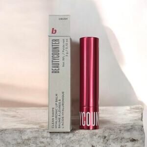 NIB Beautycounter Clean Swipe Hyaluronic Lip Balm in Crush
